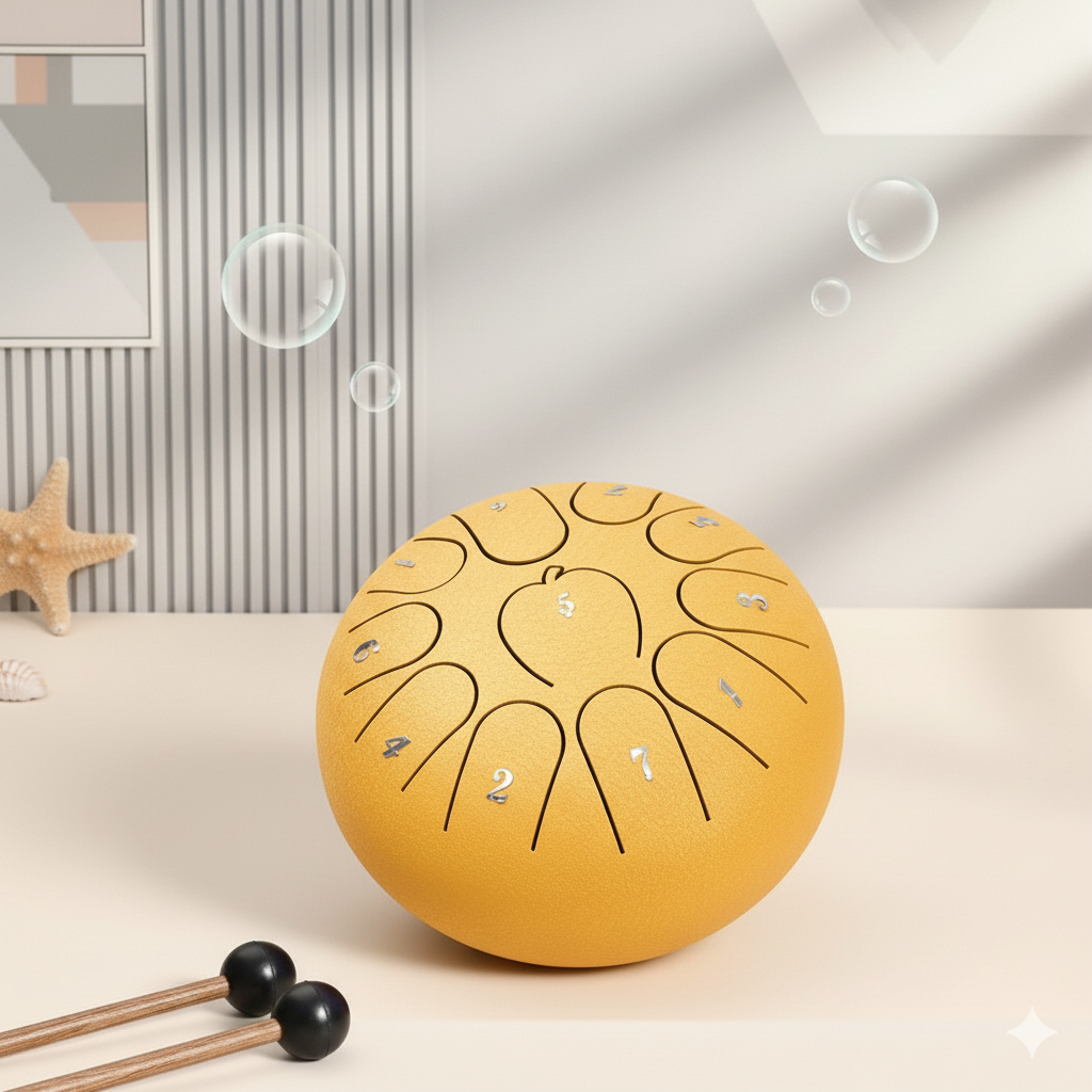 Calming Drum Flow Yellow