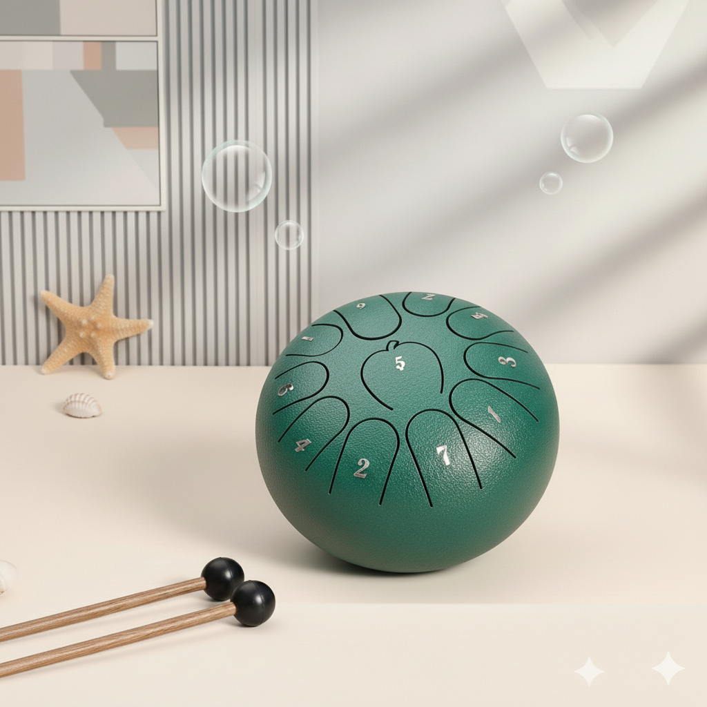  Calming Drum Flow Green